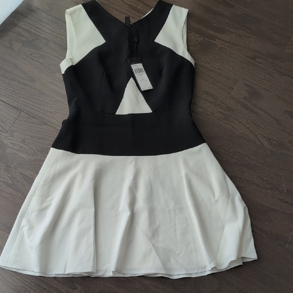 BCBG Maxazria Aloissa Black/White Dress